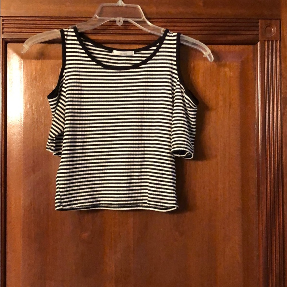 Stripe crop top